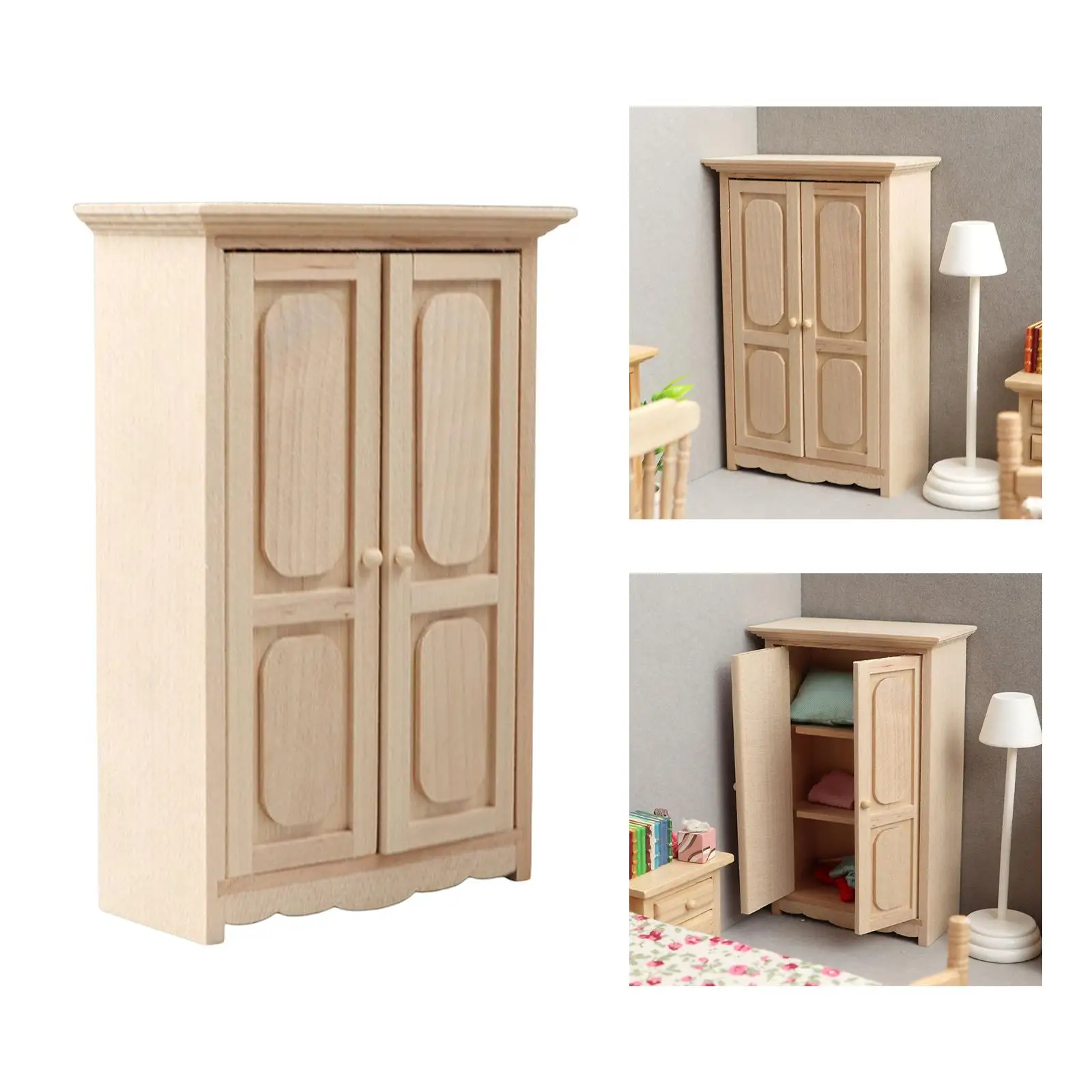 1:12 Dollhouse Wardrobe Mini Furniture Vintage Miniature Doll House Living Room Toy Model Decor Scenery Life Scene Supplies
1:12 Dollhouse Wardrobe Mini Furniture Vintage Miniature Doll House Living Room Toy Model Decor Scenery Life Scene Supplies