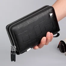 New Fashion Mens Wallet High Quality Genuine Leather Card Holders Designer Purse Mens Card Wallet Big Capacity Cardholder Bag