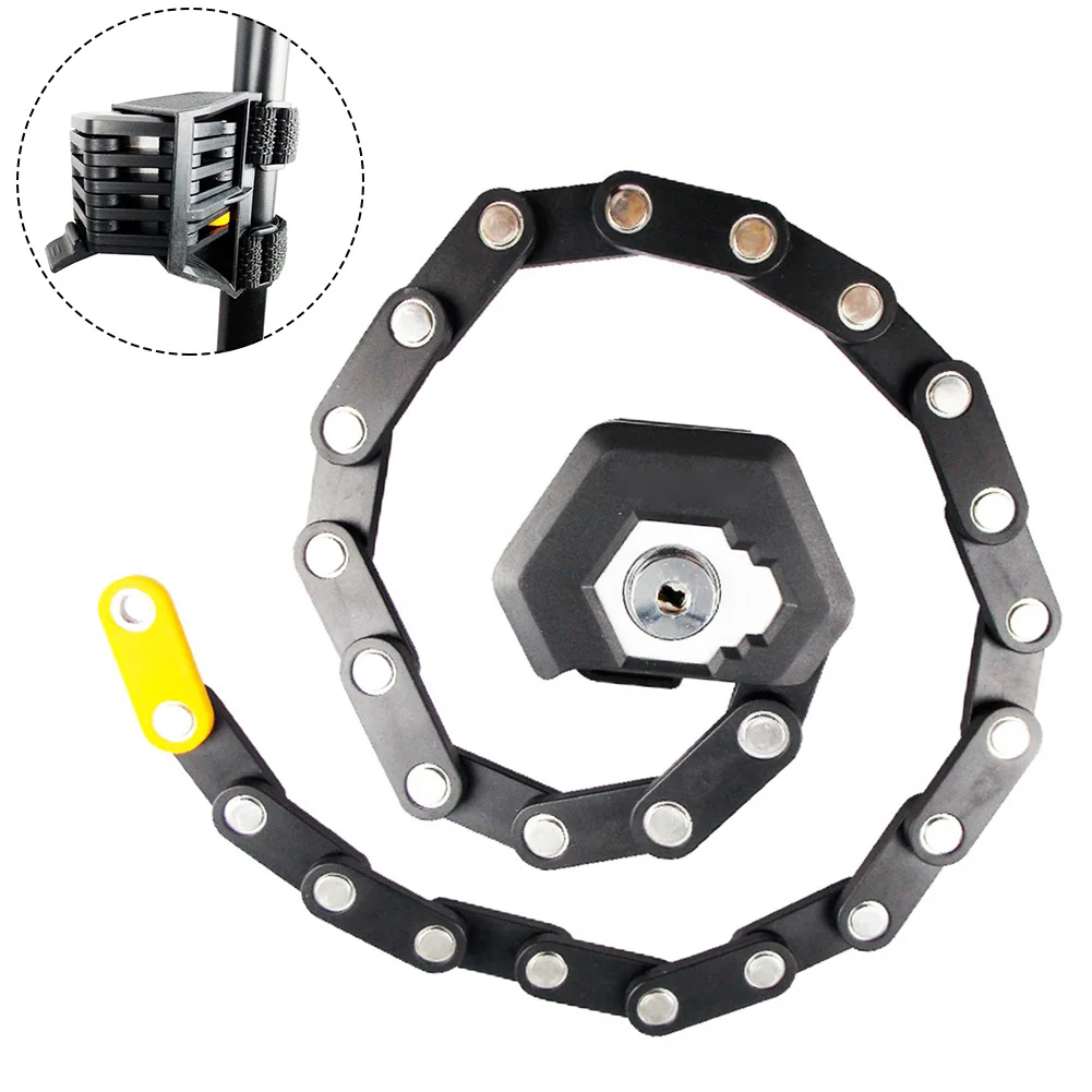 Bicycle Lock Foldable MTB Road Bike Hamburg Anti-Theft Lock High Security Scoote Zinc Alloy Chain, ABS Protective Coating
Bicycle Lock Foldable MTB Road Bike Hamburg Anti-Theft Lock High Security Scoote Zinc Alloy Chain, ABS Protective Coating