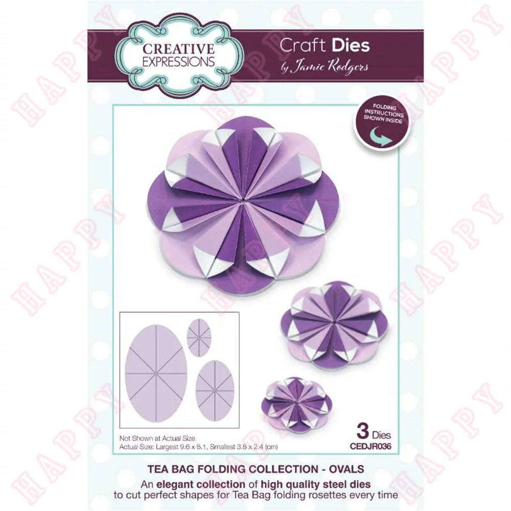 Creative Tea Bag Folding Ovals Diary Template DIY Scrapbook Album Paper Card Make Decoration Embossing Craft Metal Cutting Dies
Creative Tea Bag Folding Ovals Diary Template DIY Scrapbook Album Paper Card Make Decoration Embossing Craft Metal Cutting Dies