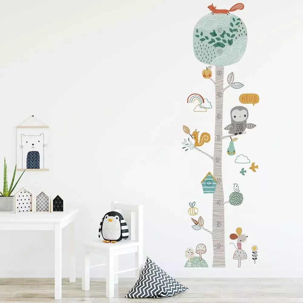 DIY Forest Animal Trees Height Wall Sticker Decor Nordic Modern Children Height Measure Mural Decals Nursery Creative Wallpaper 
DIY Forest Animal Trees Height Wall Sticker Decor Nordic Modern Children Height Measure Mural Decals Nursery Creative Wallpaper