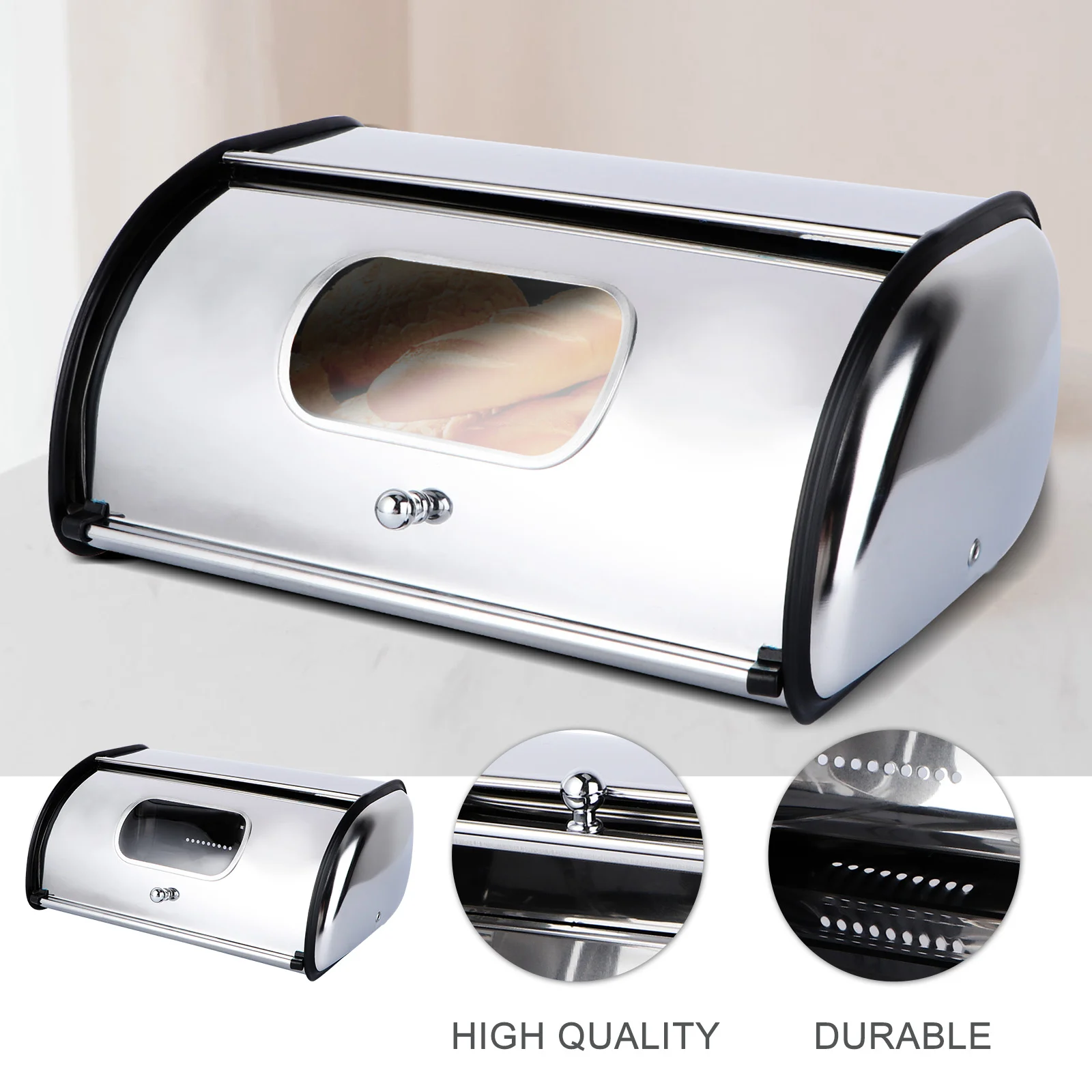 Bread Box Bin Storage Holder Stainless Steel Kitchen Rollcase Metal Container Countertopboxes Large Keeper Farmhouse Vintagetin
Bread Box Bin Storage Holder Stainless Steel Kitchen Rollcase Metal Container Countertopboxes Large Keeper Farmhouse Vintagetin