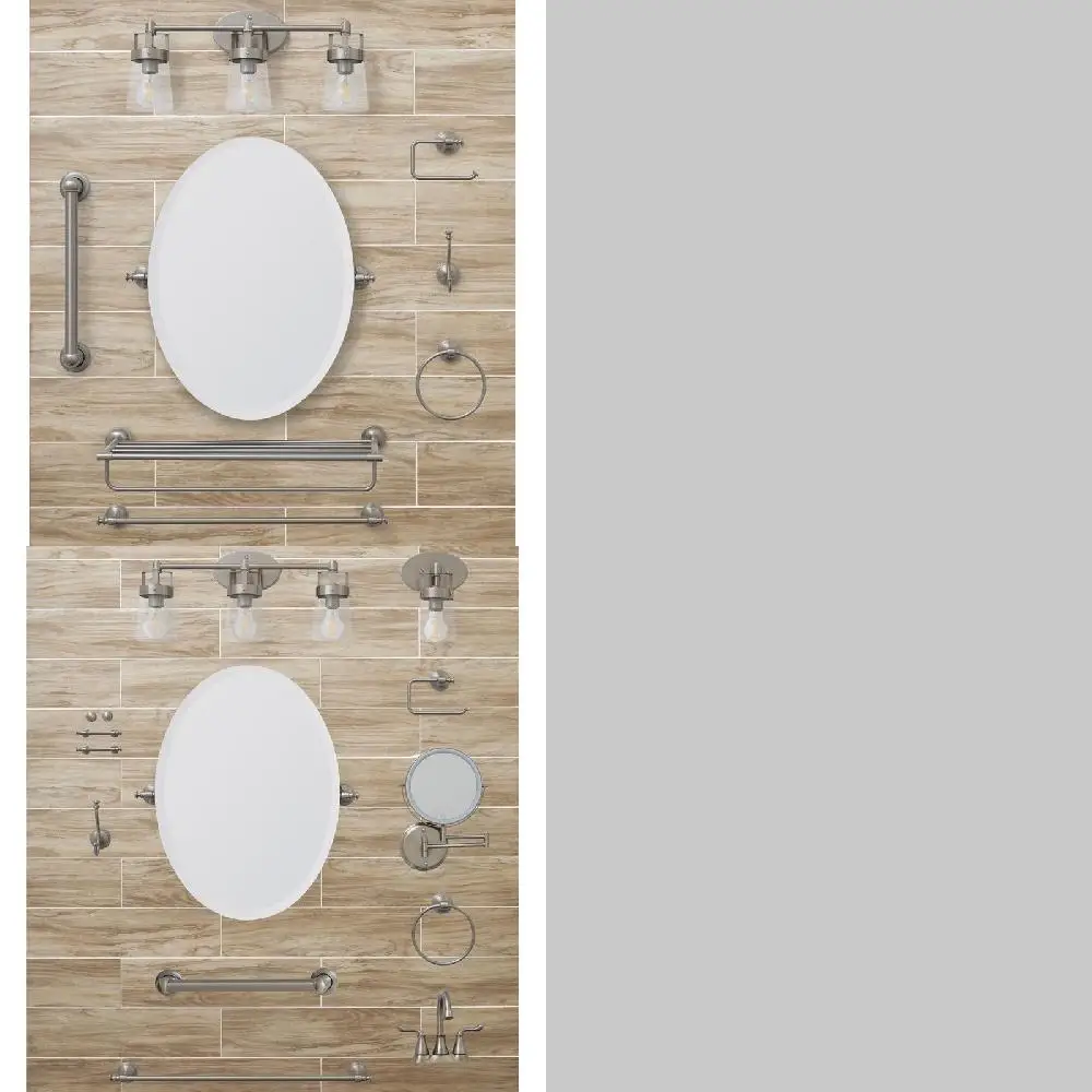 Secure and Sturdy Satin Nickel Finish ADA Compliant Stylish Bathroom Grab Bar - Perfect for Seniors and Elderly Assistance
Secure and Sturdy Satin Nickel Finish ADA Compliant Stylish Bathroom Grab Bar - Perfect for Seniors and Elderly Assistance