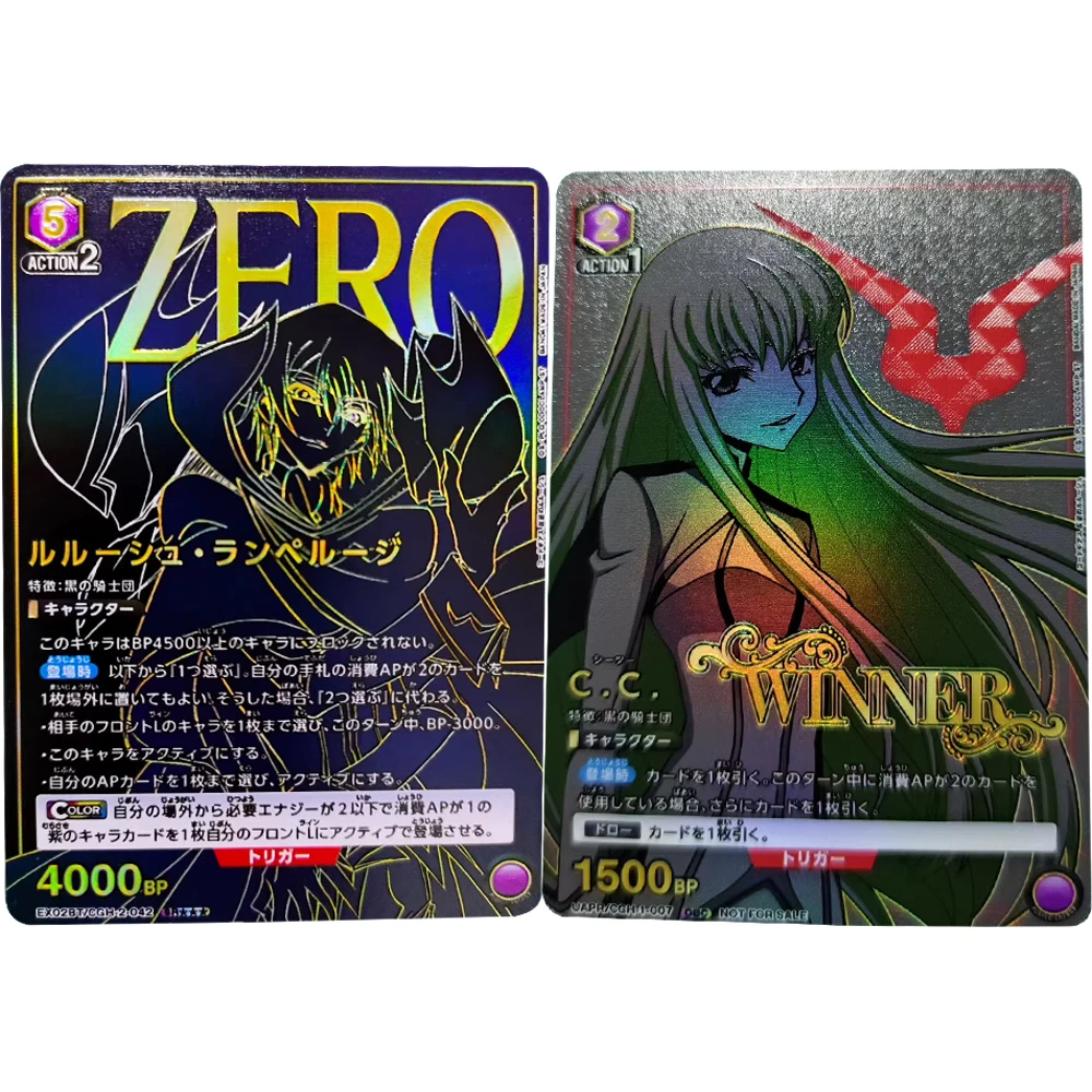 КОД GEASS Лелуш Восстания UA UNION ARENA Коллекционная карта Lelouch Lamperouge C.C.