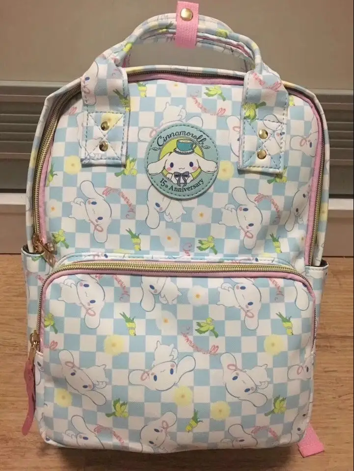 Sanrio New KT Cat Backpack Waterproof Leather Anime Casual Backpack Cinnamoroll Cartoon Student Schoolbag Kawaii Backpack Gift
Sanrio New KT Cat Backpack Waterproof Leather Anime Casual Backpack Cinnamoroll Cartoon Student Schoolbag Kawaii Backpack Gift