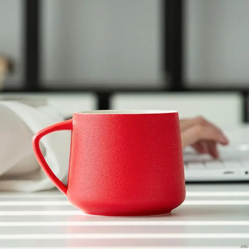 Porcelain Mug 400ml Ceramic Coffee Cup Frosted Handle Cup Reusable Vintage Drinkware Korean Cups For School Teacher Gift
Porcelain Mug 400ml Ceramic Coffee Cup Frosted Handle Cup Reusable Vintage Drinkware Korean Cups For School Teacher Gift