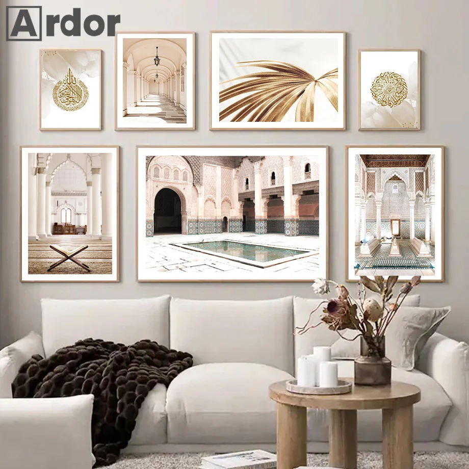 Islam Mosque Moroccan Building Wall Art Canvas Painting Quotes Leaf Posters And Prints Muslim Pictures Living Room Home Decor
Islam Mosque Moroccan Building Wall Art Canvas Painting Quotes Leaf Posters And Prints Muslim Pictures Living Room Home Decor