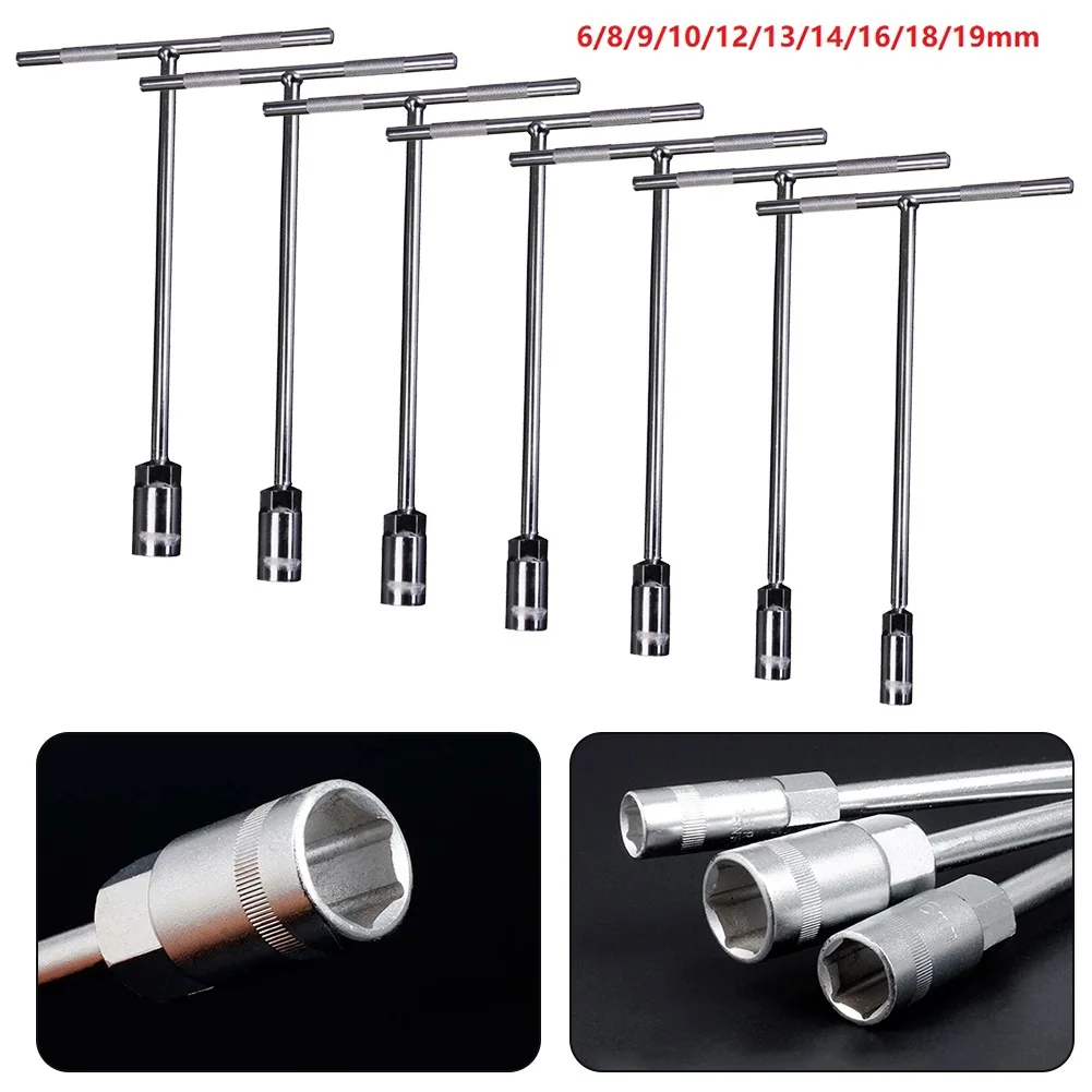 T-shaped Hand Tool Hex Socket Wrench 6mm 8mm 9mm 10mm 12mm 13mm 14mm 16mm 18mm Metric T-handle Wrench Extended T-Socket Wrench
T-shaped Hand Tool Hex Socket Wrench 6mm 8mm 9mm 10mm 12mm 13mm 14mm 16mm 18mm Metric T-handle Wrench Extended T-Socket Wrench