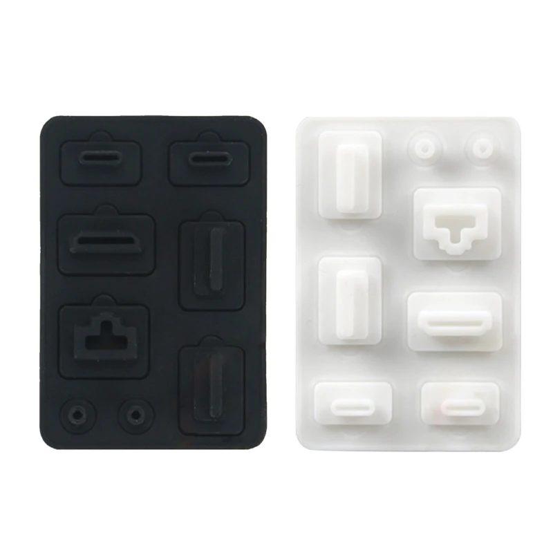 

Anti Dust Cover Cap,1 Set of 8pcs Dustproof Plugs for Switch/Switch OLED Console Dirt-against Protectors Silicone Plugs