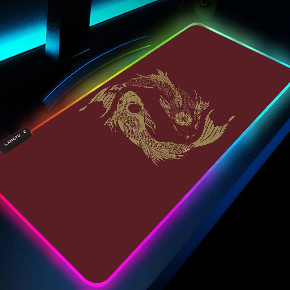 Fish Luminous Mouse Mats Table Mat Home Mats Office Mat LED Mousepad Substrate on The Table RGB Pad Mouse Keyboard Pad Backlit
Fish Luminous Mouse Mats Table Mat Home Mats Office Mat LED Mousepad Substrate on The Table RGB Pad Mouse Keyboard Pad Backlit