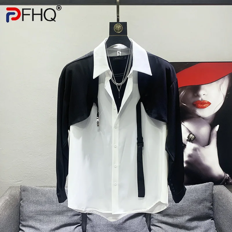 PFHQ 2023 Korean Elegant Patchwork Color Contrast Shirts Long Sleeved Trendy Men's Fashion Design High Quality Coat Spring New
PFHQ 2023 Korean Elegant Patchwork Color Contrast Shirts Long Sleeved Trendy Men's Fashion Design High Quality Coat Spring New