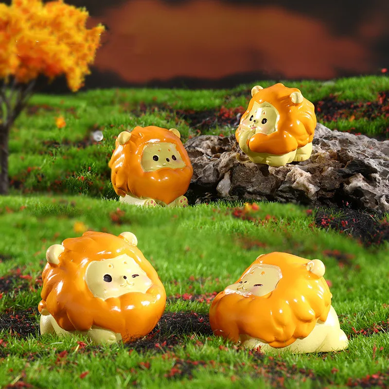 New Figurines Miniature Cute Cartoon Yellow Lion Micro Landscape Resin Ornaments For Home Decorations Kawaii Animal Room Decor
New Figurines Miniature Cute Cartoon Yellow Lion Micro Landscape Resin Ornaments For Home Decorations Kawaii Animal Room Decor