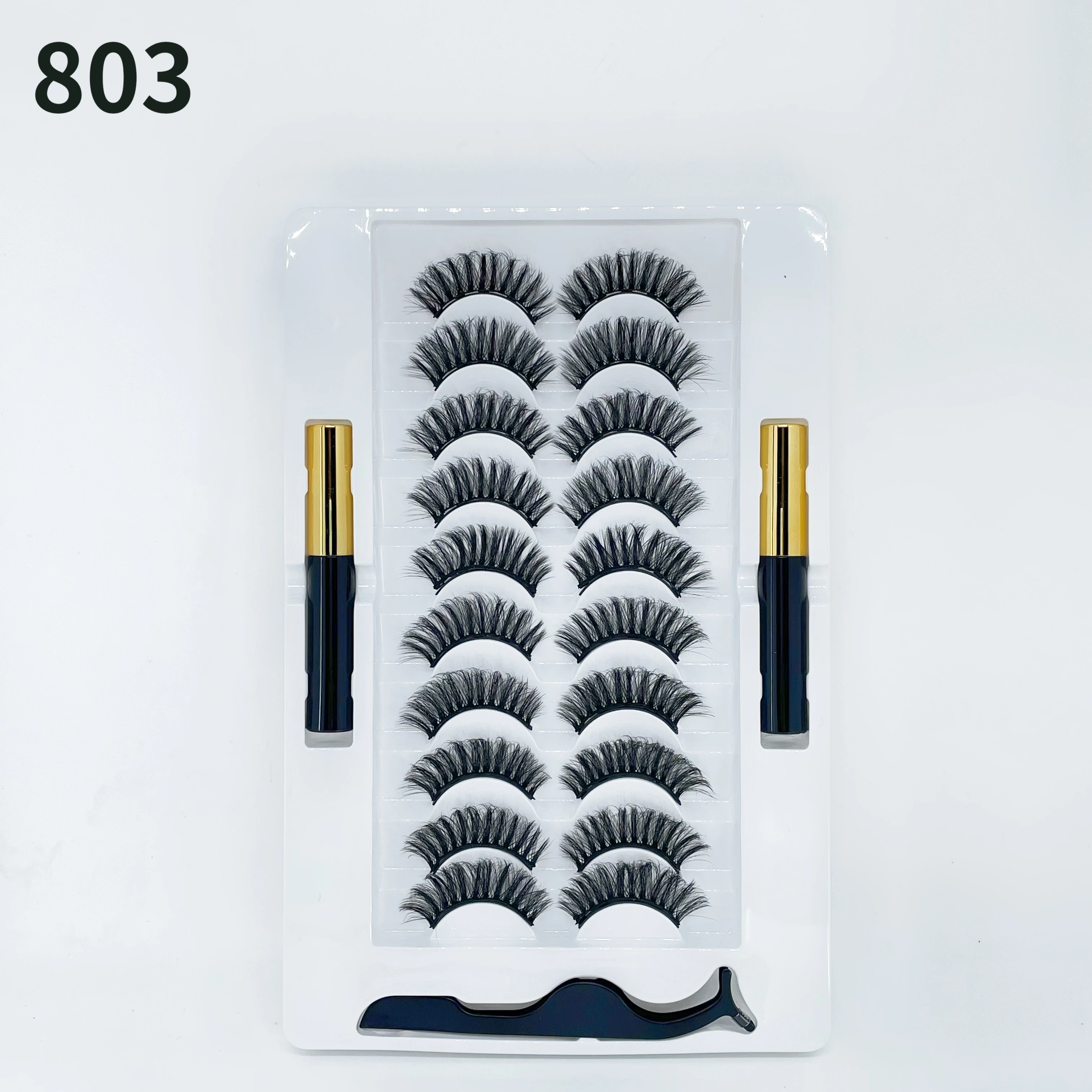 3D Magnetic False Eyelashes Handmade Magnetic Mascara 10 Pairs Natural Thick Full Length Long Lasting Soft Eyeliner Set
3D Magnetic False Eyelashes Handmade Magnetic Mascara 10 Pairs Natural Thick Full Length Long Lasting Soft Eyeliner Set