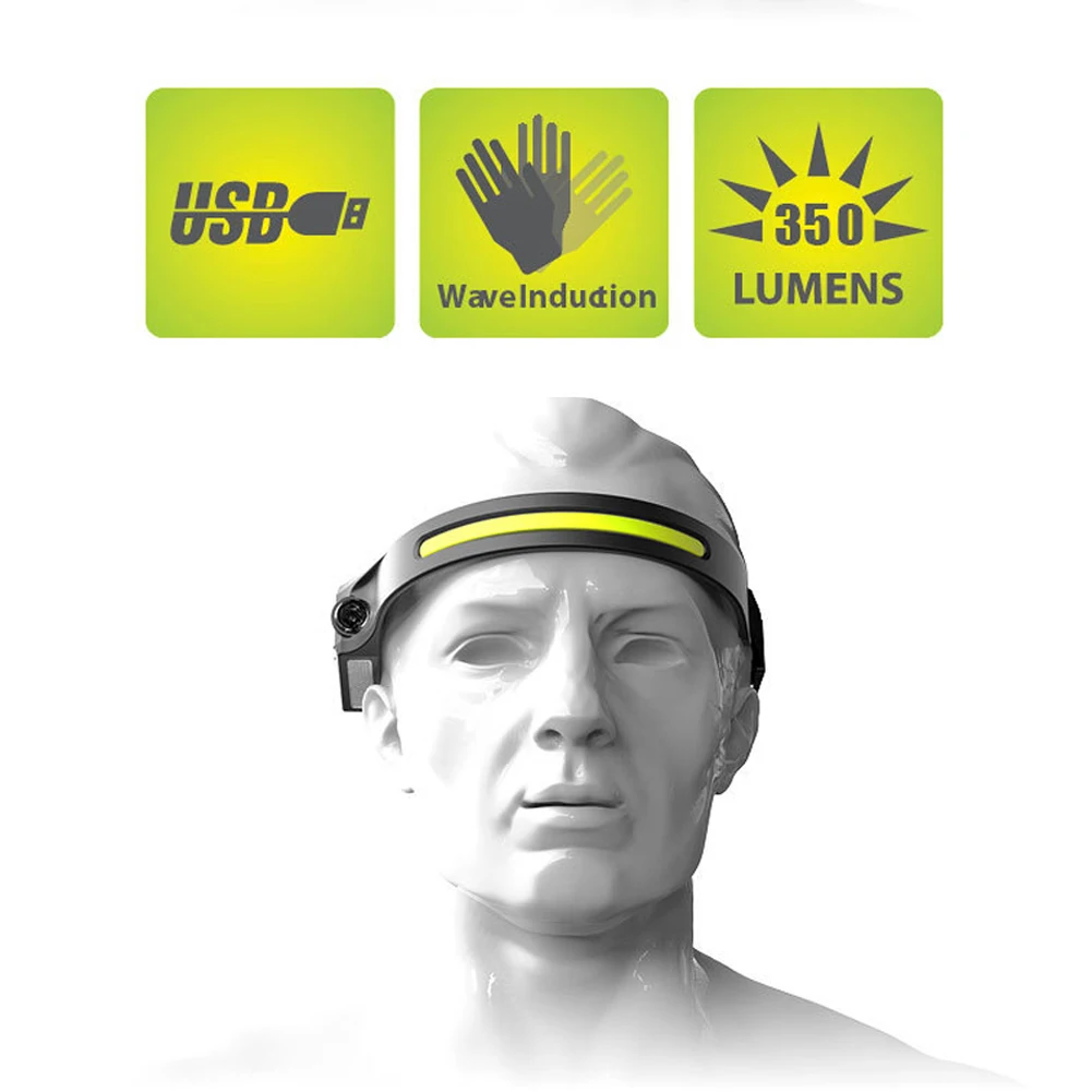 Portable COB LED Headlamp USB Rechargeable Outdoor Riding Camping Head Lamp Night Running Fishing Sensor Headlight Flashlight
Portable COB LED Headlamp USB Rechargeable Outdoor Riding Camping Head Lamp Night Running Fishing Sensor Headlight Flashlight