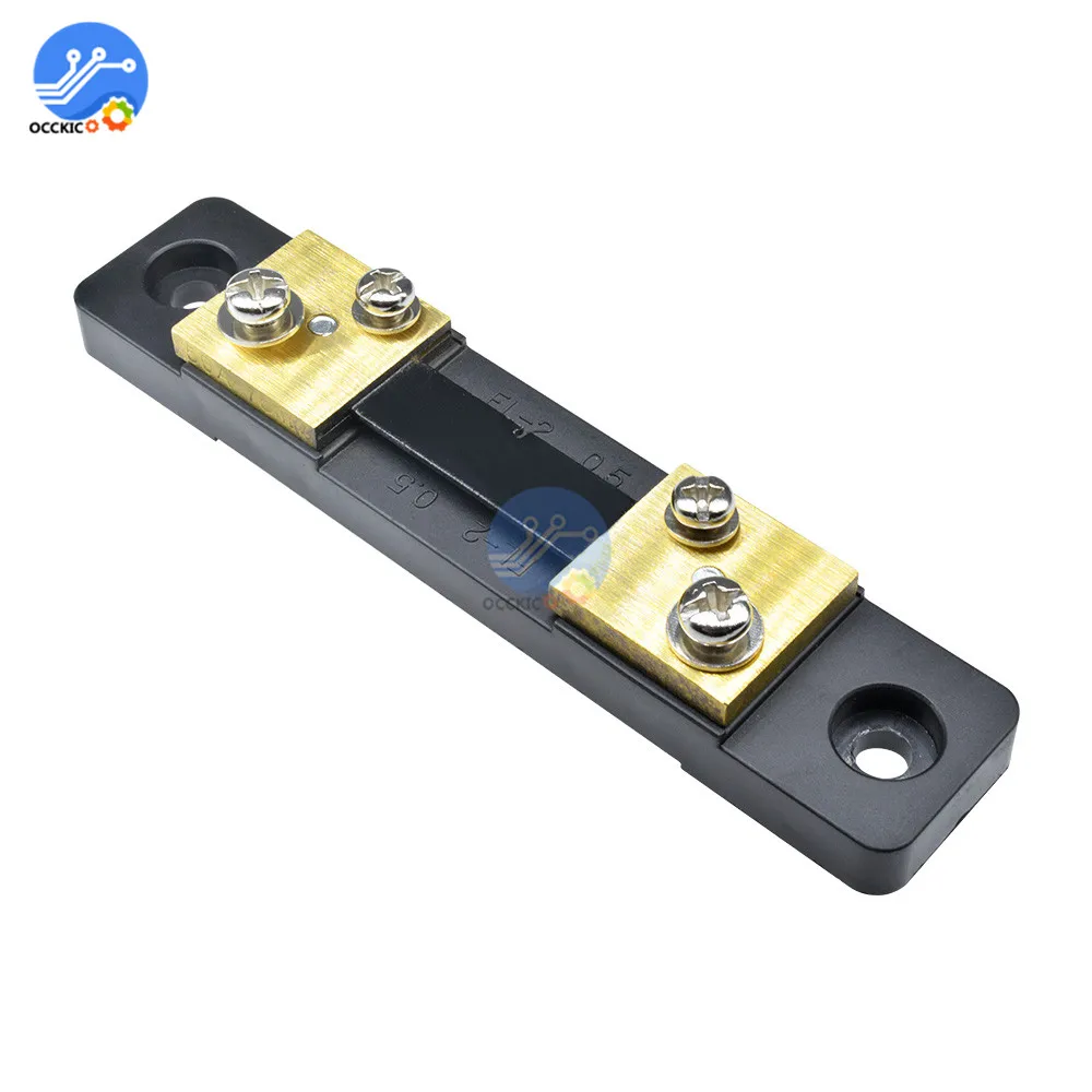 FL-2 External Shunt 50A 30A 20A 10A /75mV Current Meter Shunt Resistor For Ammeter Voltmeter Wattmeter 
FL-2 External Shunt 50A 30A 20A 10A /75mV Current Meter Shunt Resistor For Ammeter Voltmeter Wattmeter