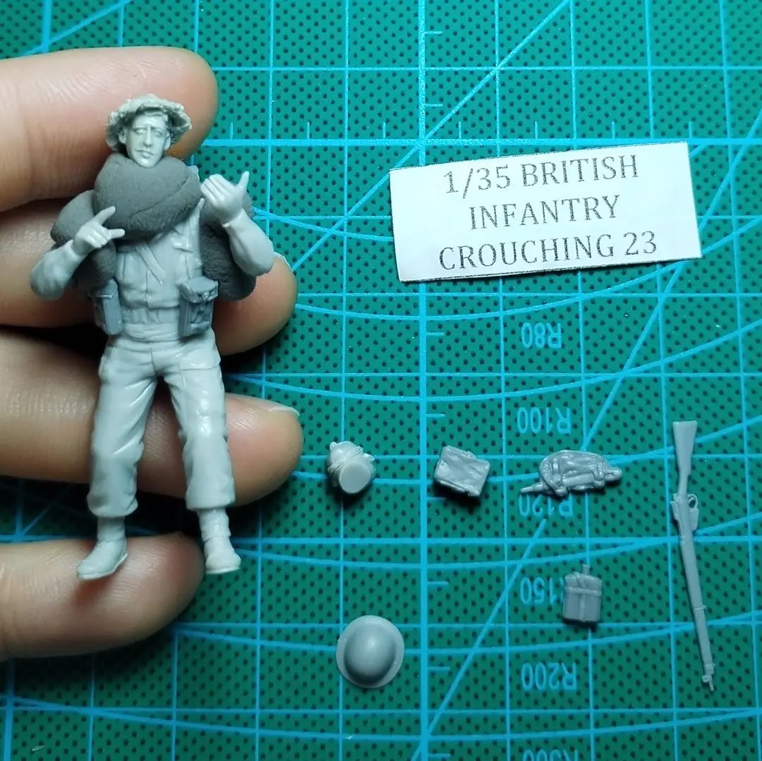 1/35 фигурка модели из смолы GK, британский солдат, несобранный и Неокрашенный комплект
1/35 фигурка модели из смолы GK, британский солдат, несобранный и Неокрашенный комплект
