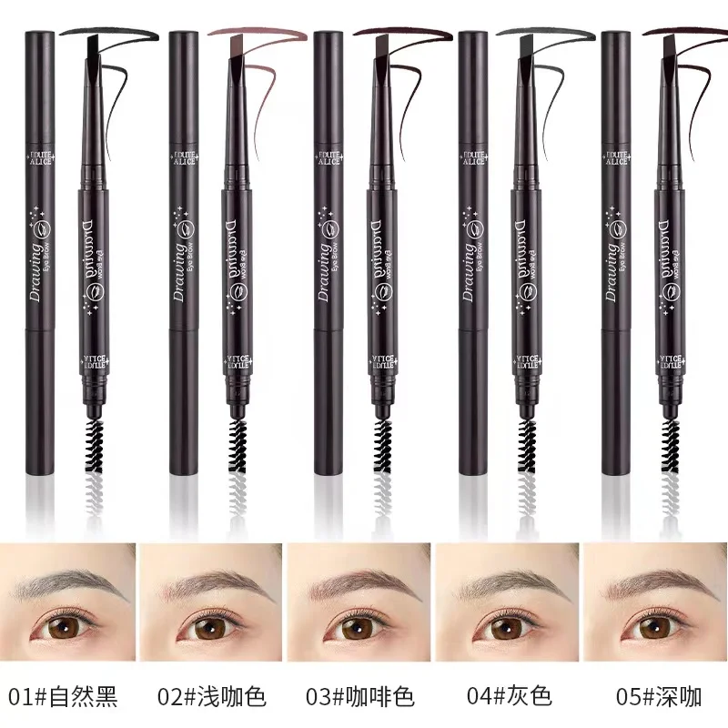 Карандаш для бровей автоматический водостойкий с двойными насадками, 5 цветов
Карандаш для бровей автоматический водостойкий с двойными насадками, 5 цветов