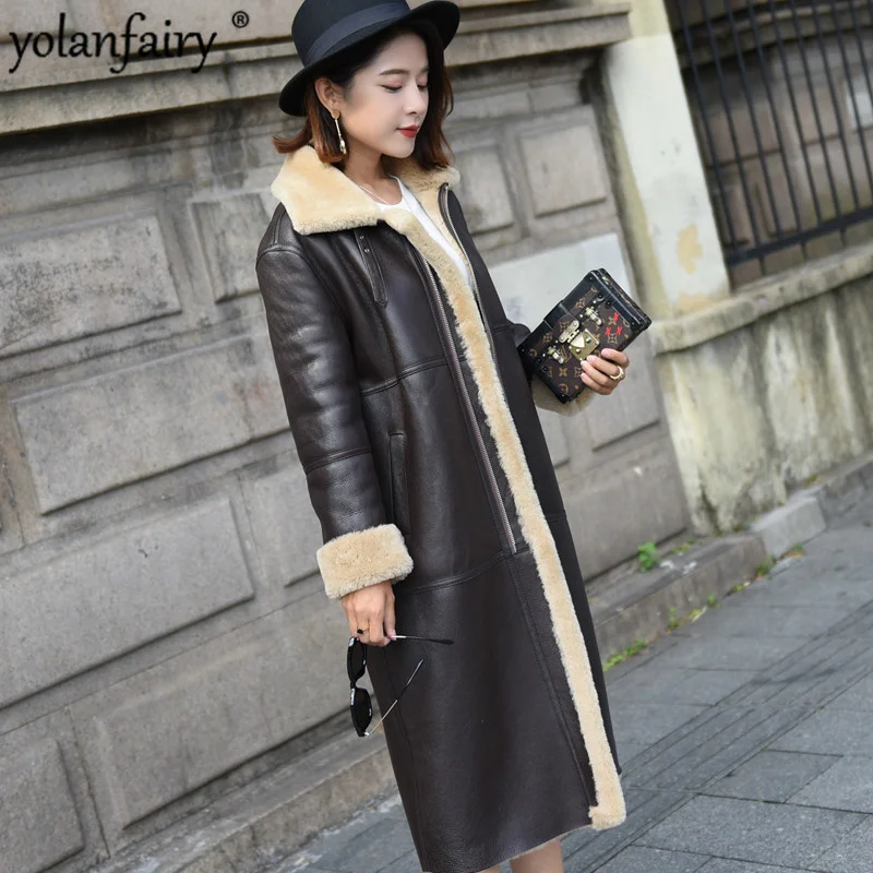 Fur Real Coat Women Winter Shearling Jacket Long Merino Sheep Fur Coats and Jackets Women Genuine Leather LL0029 KJ3132
Fur Real Coat Women Winter Shearling Jacket Long Merino Sheep Fur Coats and Jackets Women Genuine Leather LL0029 KJ3132