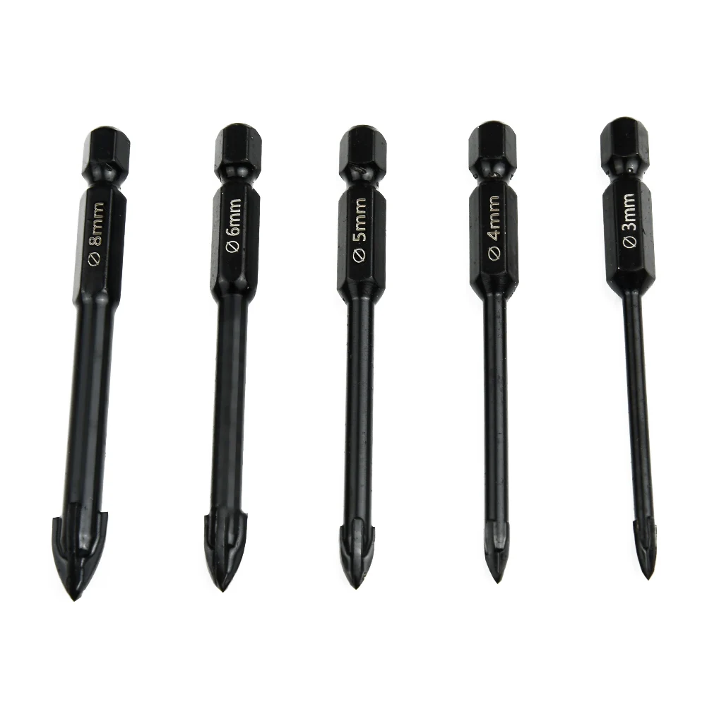 5Pcs Ross Hex Tile Bits Glass Ceramic Concrete Hole Opener Alloy Triangle Drilling Tool Multifunctional Cross Alloy Drill Bit
5Pcs Ross Hex Tile Bits Glass Ceramic Concrete Hole Opener Alloy Triangle Drilling Tool Multifunctional Cross Alloy Drill Bit