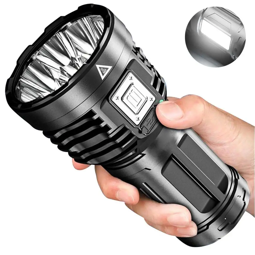 

Rechargeable Flashlights Super Bright Led Flashlights With COB Work Light High Powered Flashlight for Emergencies Camping Hiking