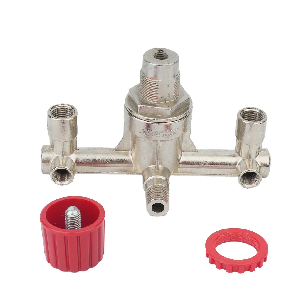 1 Pcs Regulator Valve Double Outlet Tube Air Compressor Switch Pressure Regulator Valve Fitting Part Repair Tools Accessories
1 Pcs Regulator Valve Double Outlet Tube Air Compressor Switch Pressure Regulator Valve Fitting Part Repair Tools Accessories