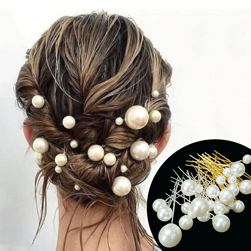 Wedding Hair Fork Braiding Accessories Simple Luxury Pearl Hair Stick Women Bridal Hairpins Bridesmaid U Shape Hairpins
Wedding Hair Fork Braiding Accessories Simple Luxury Pearl Hair Stick Women Bridal Hairpins Bridesmaid U Shape Hairpins