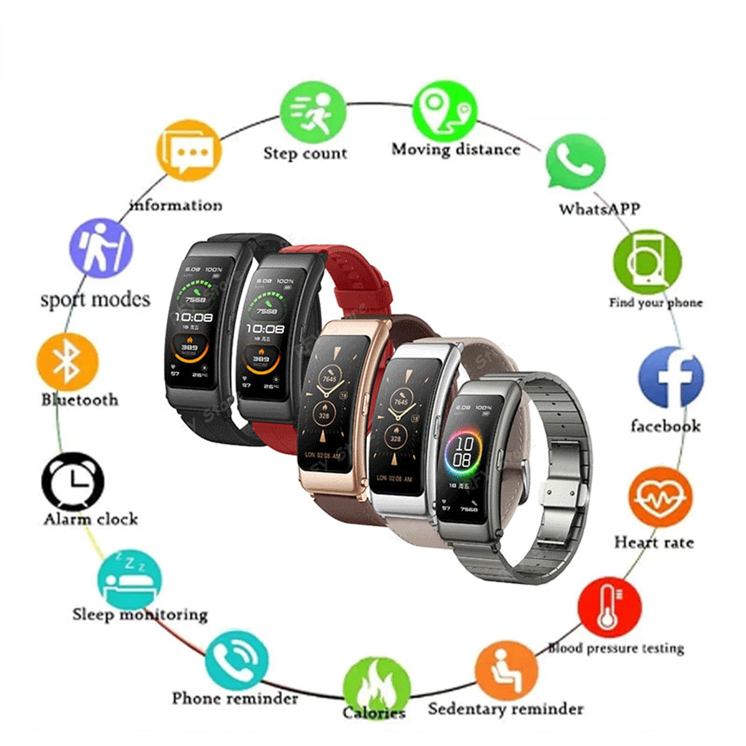 2022 New Band B6 Talkband B6 Bluetooth Smart Bracelet Wearable Sports Wristbands Touch AMOLED Screen Call Earphone Band
2022 New Band B6 Talkband B6 Bluetooth Smart Bracelet Wearable Sports Wristbands Touch AMOLED Screen Call Earphone Band