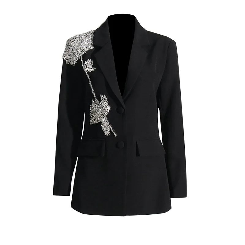 SuperAen Korean Design Solid Color Blazer 2023 New Fashion Turn Down Collar Splicing Heavy Work Decoration Pocket Splicing Coat
SuperAen Korean Design Solid Color Blazer 2023 New Fashion Turn Down Collar Splicing Heavy Work Decoration Pocket Splicing Coat