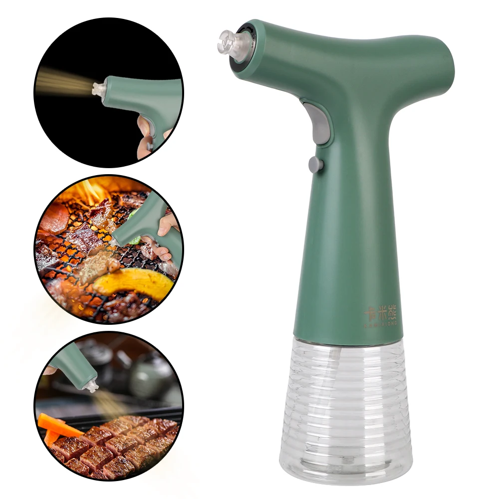 Electric Olive Oil Spray Bottle Dispenser For BBQ Kitchen Oil Sprayer Creative Soy Sauce Jar Vinegar Storage Bottle USB Charging
Electric Olive Oil Spray Bottle Dispenser For BBQ Kitchen Oil Sprayer Creative Soy Sauce Jar Vinegar Storage Bottle USB Charging