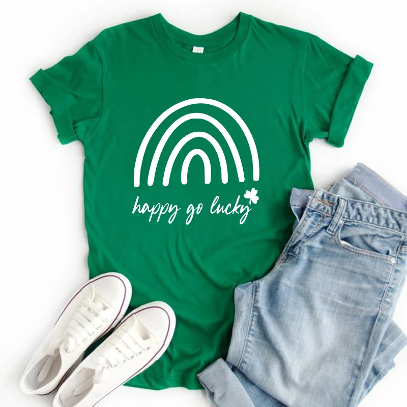Happy Go Lucky Graphic Tees Women St Patricks Day Shirt Women Sexy Tops St. Patricks Day Shirts for Girls Summer Tees M
Happy Go Lucky Graphic Tees Women St Patricks Day Shirt Women Sexy Tops St. Patricks Day Shirts for Girls Summer Tees M