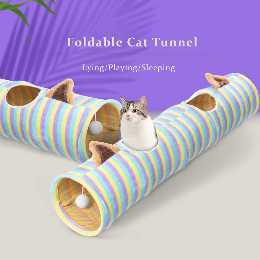 1.2M Pet Toys Four Hole Straight Cat Tunnel Cat Toy New Foldable Cat Tunnel Tent Ring Paper Belt Ball Four Seasons Playable
1.2M Pet Toys Four Hole Straight Cat Tunnel Cat Toy New Foldable Cat Tunnel Tent Ring Paper Belt Ball Four Seasons Playable
