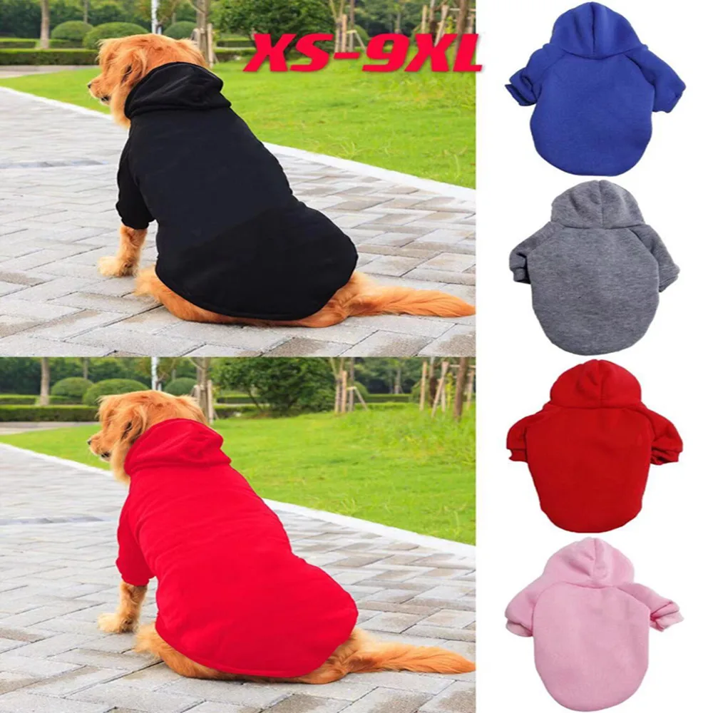 Winter Dog Hoodie, Cold Protection Warm Sweater, Pet Sweatshirt Coat, Solid Color Fleece, Coat for Large, Medium and Small Dogs
Winter Dog Hoodie, Cold Protection Warm Sweater, Pet Sweatshirt Coat, Solid Color Fleece, Coat for Large, Medium and Small Dogs
