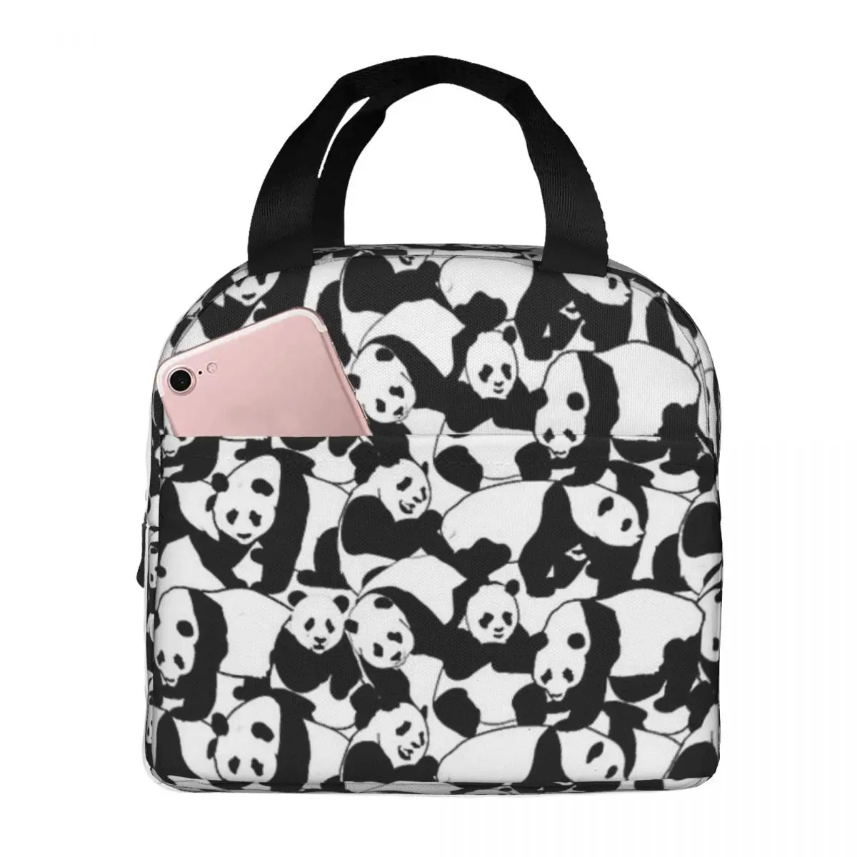 Изолированные сумки для ланча с рисунком панды, сумки для пикника с животными, термоохлаждающий Ланч-бокс, сумка для ланча для женщин, для работы, для детей и школы
Изолированные сумки для ланча с рисунком панды, сумки для пикника с животными, термоохлаждающий Ланч-бокс, сумка для ланча для женщин, для работы, для детей и школы