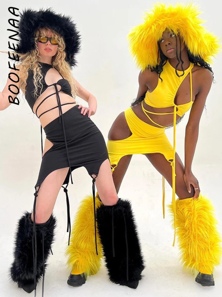 BOOFEENAA Sexy 2 Piece Set Irregular Cut Out Mini Skirts and Top Summer Outfits for Women 2022 Rave Festival Clothing C85-CE16
BOOFEENAA Sexy 2 Piece Set Irregular Cut Out Mini Skirts and Top Summer Outfits for Women 2022 Rave Festival Clothing C85-CE16