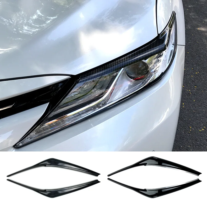 Накладки на передние и задние фары для Toyota Camry 2018 2019 2020 2021 2022 2023Car
