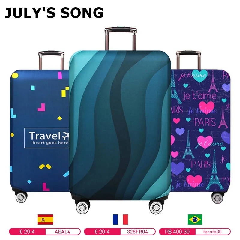 JULY'S SONG Suitcase Cover 18-32Inch Elastic Luggage Protective Covers Dust-proof Suitcase Protective Covers Travel Accessories
JULY'S SONG Suitcase Cover 18-32Inch Elastic Luggage Protective Covers Dust-proof Suitcase Protective Covers Travel Accessories