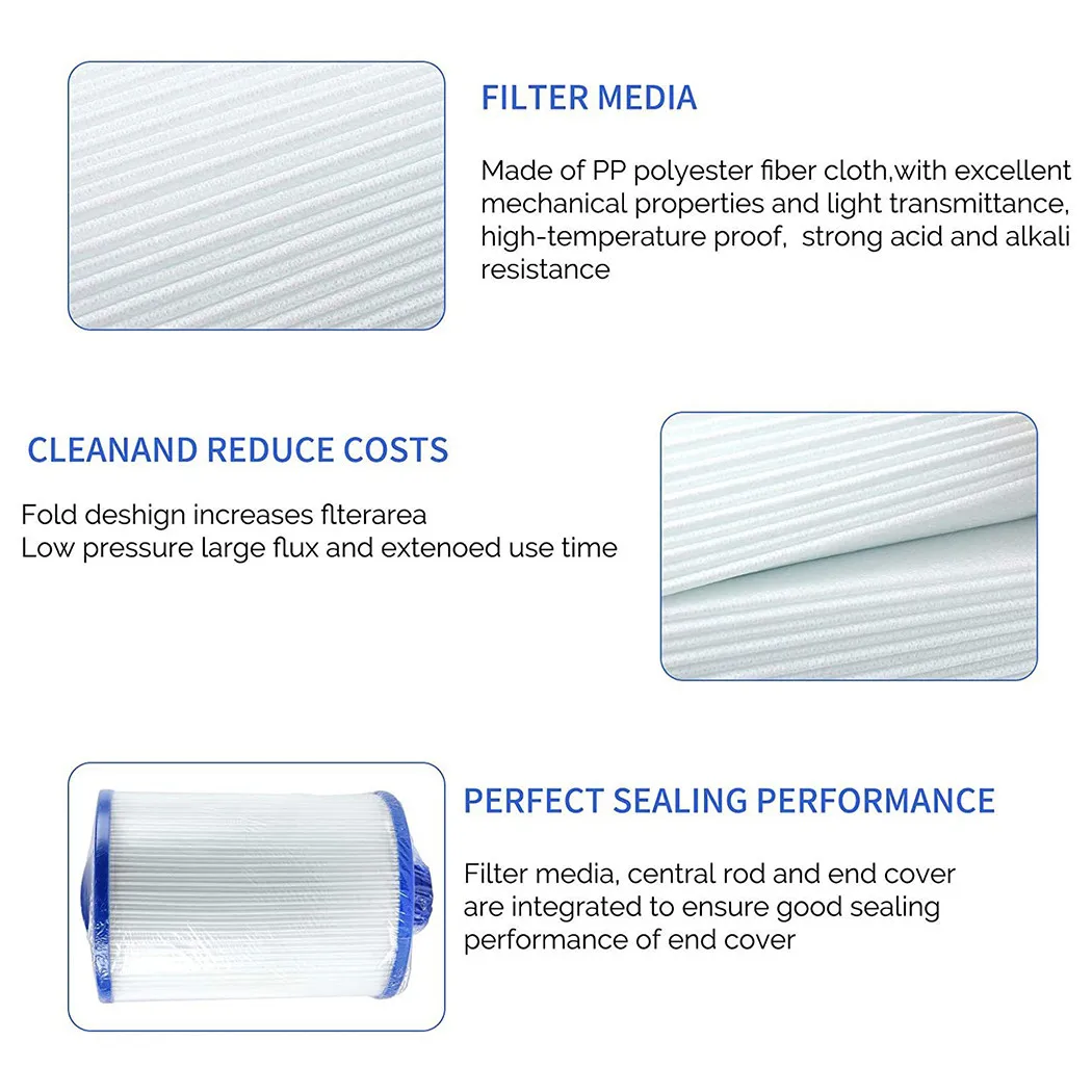 Replacement Hot Tub Spa Filter For PWW50 6CH-940 Superior Spas Elite Spa Washable Foam Hot Tub Filter Cartridge 210*152mm
Replacement Hot Tub Spa Filter For PWW50 6CH-940 Superior Spas Elite Spa Washable Foam Hot Tub Filter Cartridge 210*152mm