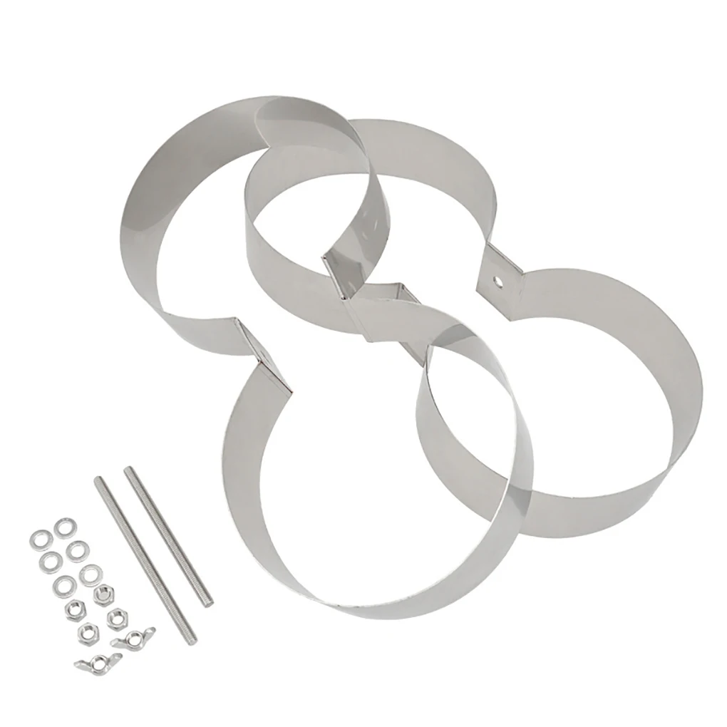 Scuba Tank Rack 316 Stainless Steel 8-shaped Connecting Ring Heat-resisting Cylinder Fixing Bracket for Diving 
Scuba Tank Rack 316 Stainless Steel 8-shaped Connecting Ring Heat-resisting Cylinder Fixing Bracket for Diving