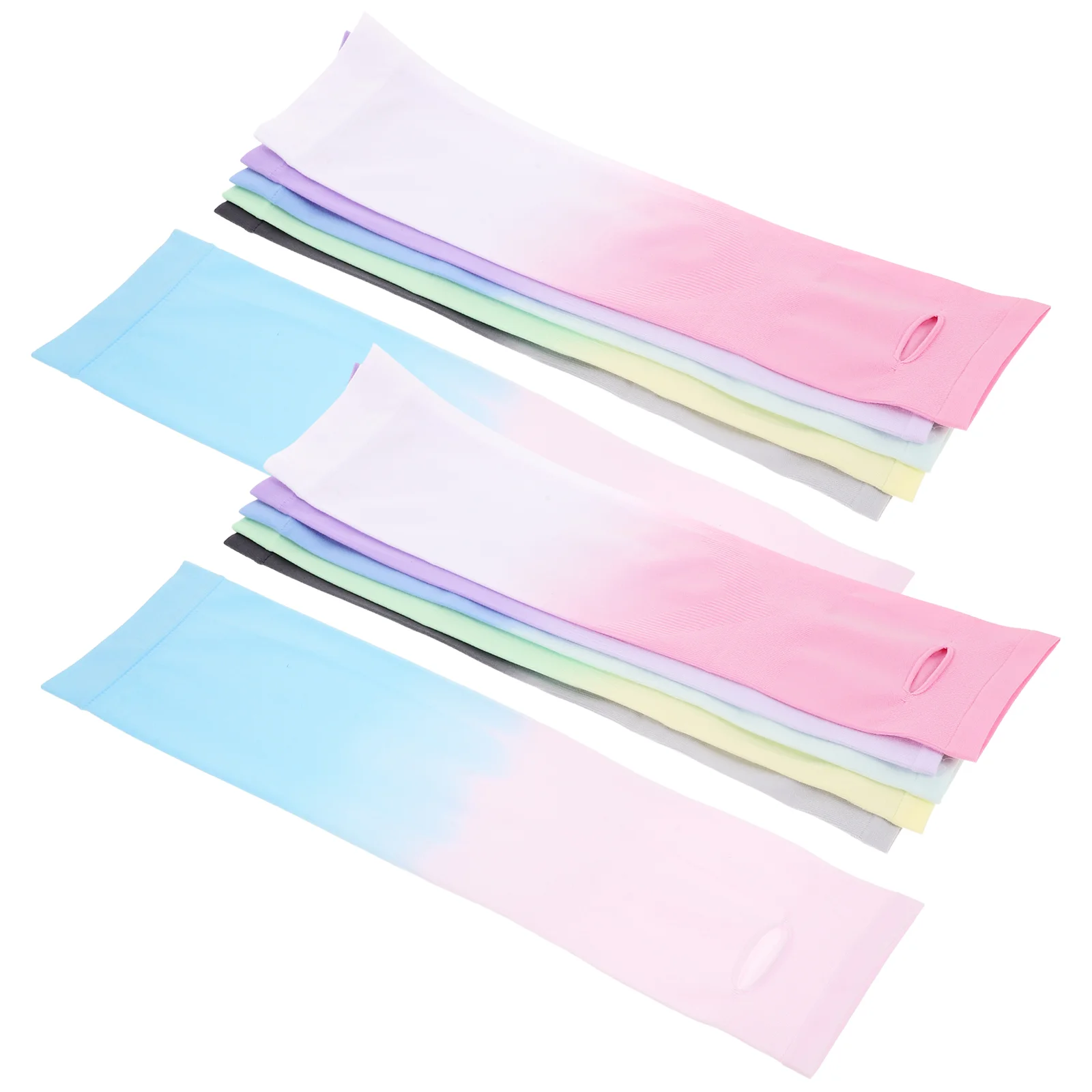 6 Pairs of Elastic Arm Protectors Cooling Arm Sleeves Summer Arm Protection Sleeves
6 Pairs of Elastic Arm Protectors Cooling Arm Sleeves Summer Arm Protection Sleeves