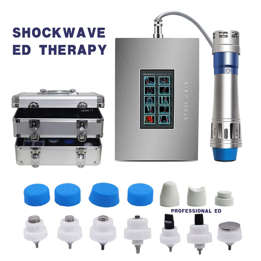 ESWT Electromagnetic Shockwave Therapy Machine Suitcase Packing Shock Wave Physiotherapy Equipment For ED Treatment Pain Relief 
ESWT Electromagnetic Shockwave Therapy Machine Suitcase Packing Shock Wave Physiotherapy Equipment For ED Treatment Pain Relief