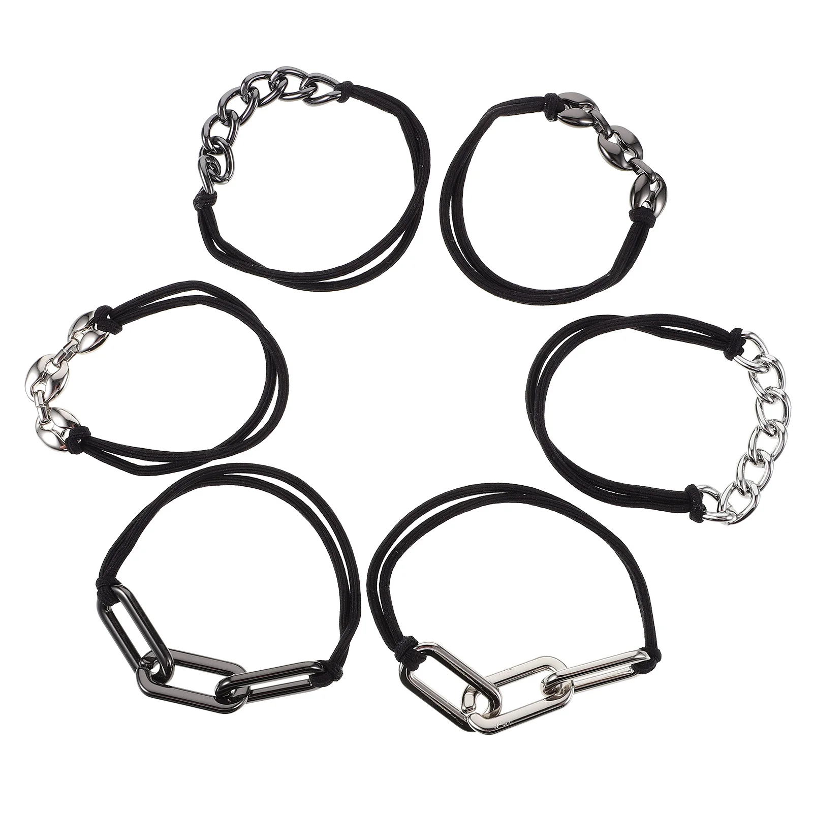 Chain Hair Ties Scrunchies Girls Women Women's Accessory Ponytail Holder Small Bands Accessories Holders
Chain Hair Ties Scrunchies Girls Women Women's Accessory Ponytail Holder Small Bands Accessories Holders