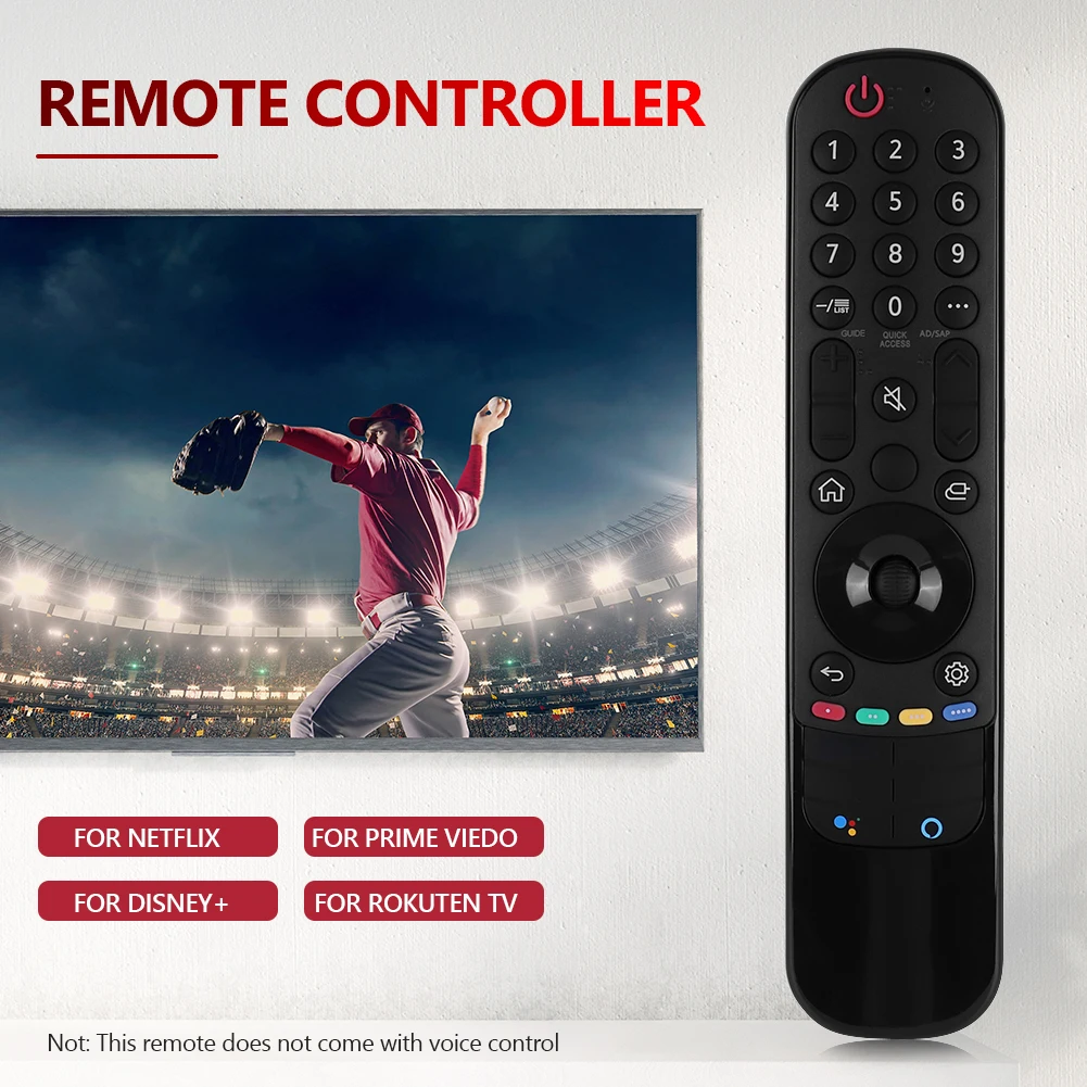 Universal Remote Control Television for LG AKB76036509 43NANO75 55UP75006LF Replacement Magic Voice TV Controller Accessoris
Universal Remote Control Television for LG AKB76036509 43NANO75 55UP75006LF Replacement Magic Voice TV Controller Accessoris
