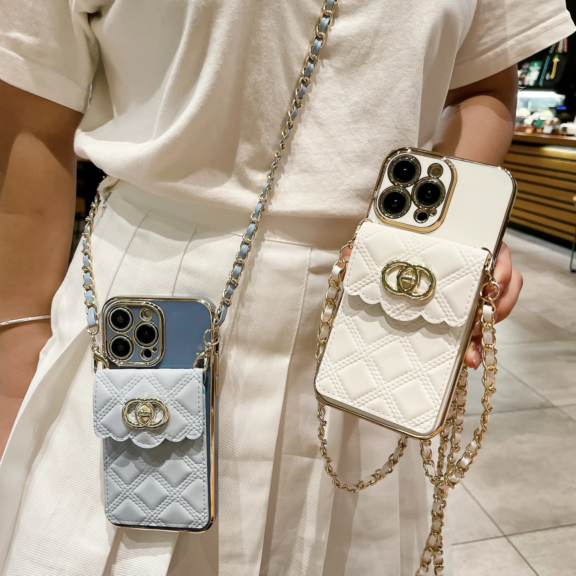 Electroplated Crossbody Card Bag Phone Case For iPhone 14 13 12 11 ProMax XSMAX XR All-inclusive Leather Wallet Protection Case
Electroplated Crossbody Card Bag Phone Case For iPhone 14 13 12 11 ProMax XSMAX XR All-inclusive Leather Wallet Protection Case