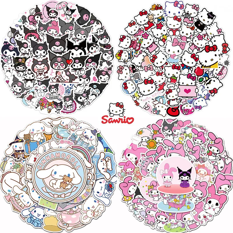 50 шт., водостойкие наклейки с рисунком «Hello Kitty»
50 шт., водостойкие наклейки с рисунком «Hello Kitty»