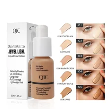 Matte Concealer Liquid Foundation Flawless Cover Light Penetration Invisible Pores Natural Moisturizing Foundation Cream