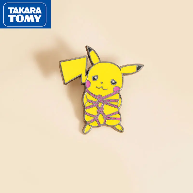 TAKARA TOMY Cute Cartoon Bound Pikachu Niche Metal Brooch Badge Gift Children's Collection
TAKARA TOMY Cute Cartoon Bound Pikachu Niche Metal Brooch Badge Gift Children's Collection