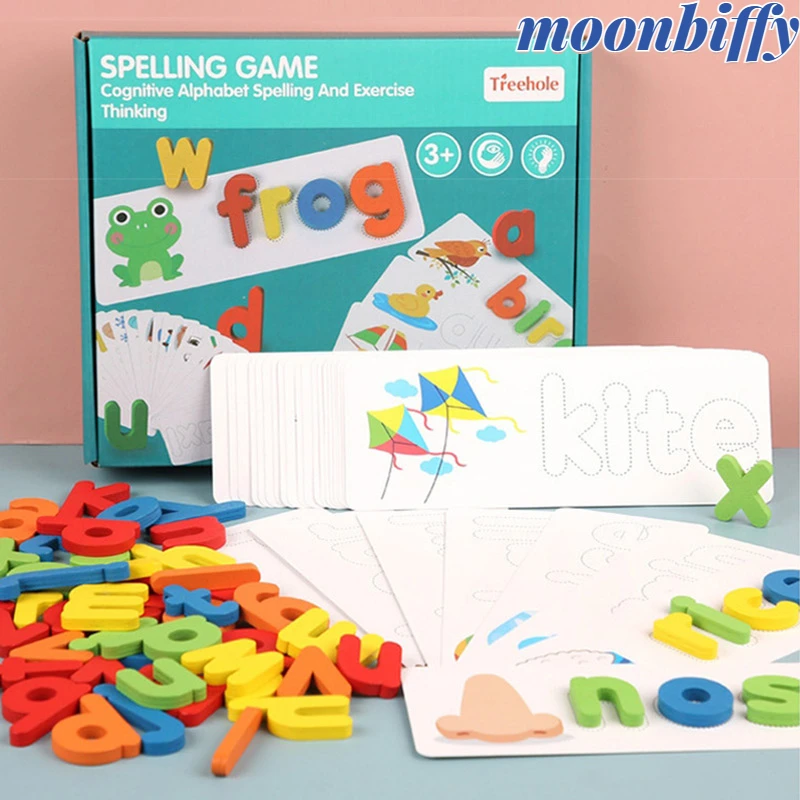 Children Puzzle Wooden Spelling Word Kids Letter Games Kindergarten Teaching Aids English Alphabet Learning Educational Toys
Children Puzzle Wooden Spelling Word Kids Letter Games Kindergarten Teaching Aids English Alphabet Learning Educational Toys