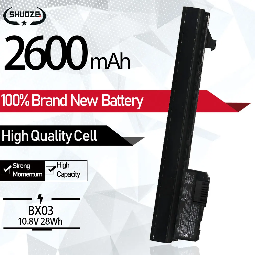 BX03 Laptop Battery For Compaq MINI 110 110-1000 102 1011 1012 Hstnn-170C CQ10-166SB 537626-001 530972-241 607762-001 NY220AA
BX03 Laptop Battery For Compaq MINI 110 110-1000 102 1011 1012 Hstnn-170C CQ10-166SB 537626-001 530972-241 607762-001 NY220AA