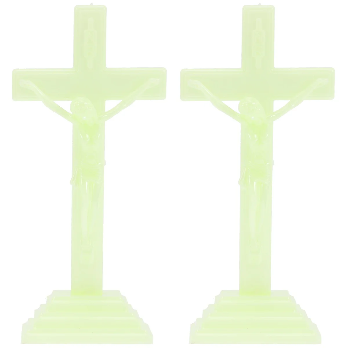2 Pack Luminous Jesus Cross Craft Decor Home Shine Photo Prop Church Adornment Plastic Props
2 Pack Luminous Jesus Cross Craft Decor Home Shine Photo Prop Church Adornment Plastic Props