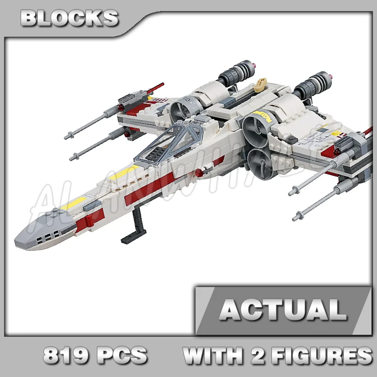 819pcs Space X-wing Starfighter Skywalker Rebel Attack Empire Battle Wars 05145 Building Blocks Toy Compatible With Model
819pcs Space X-wing Starfighter Skywalker Rebel Attack Empire Battle Wars 05145 Building Blocks Toy Compatible With Model